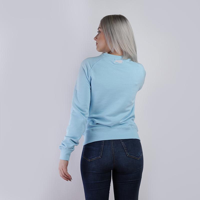 женская голубая толстовка Запорожец heritage Dryjba Sweatshirt W Drujba 1-blue - цена, описание, фото 3